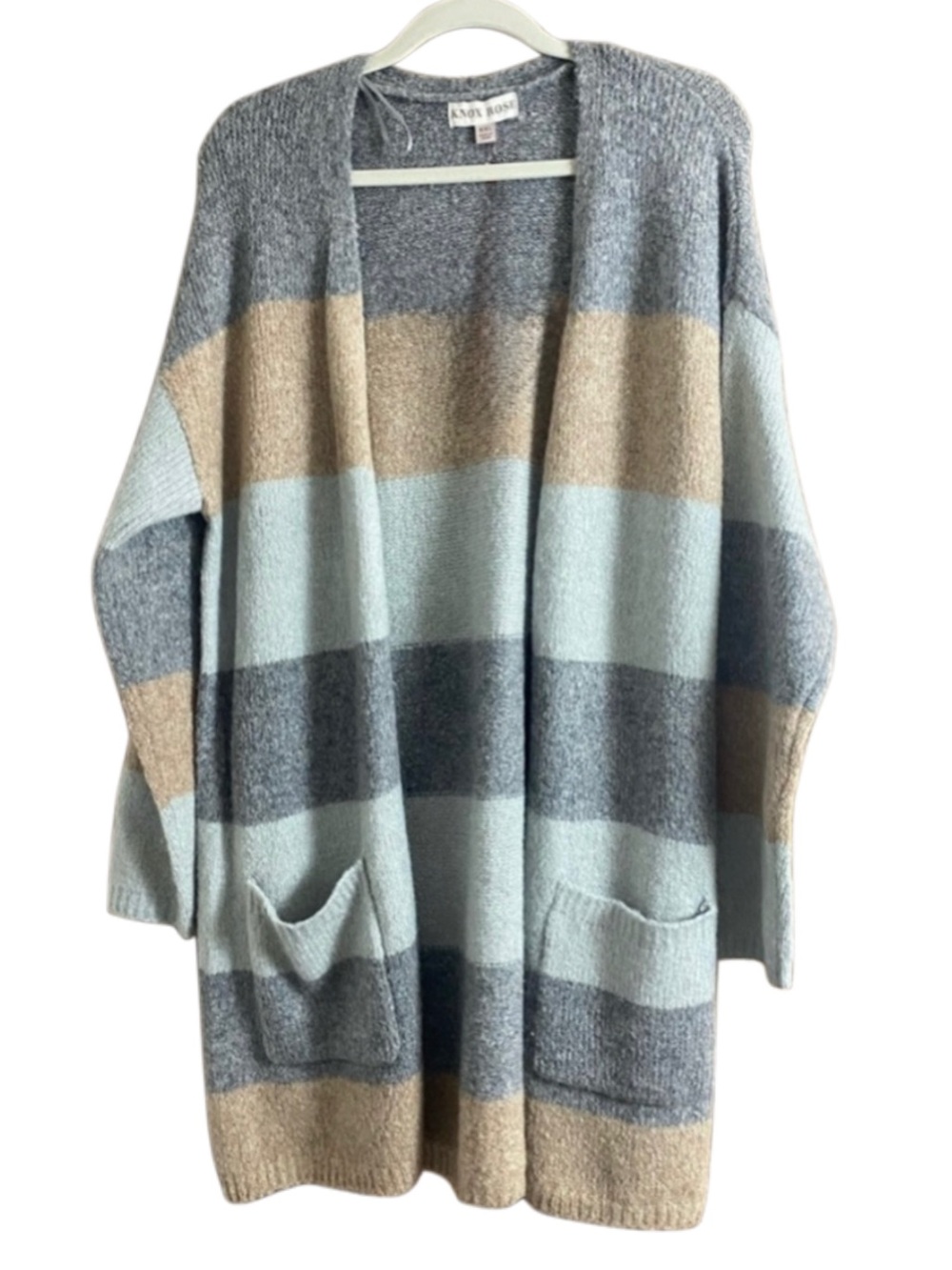 XXL Knox Rose Long Striped Cardigan